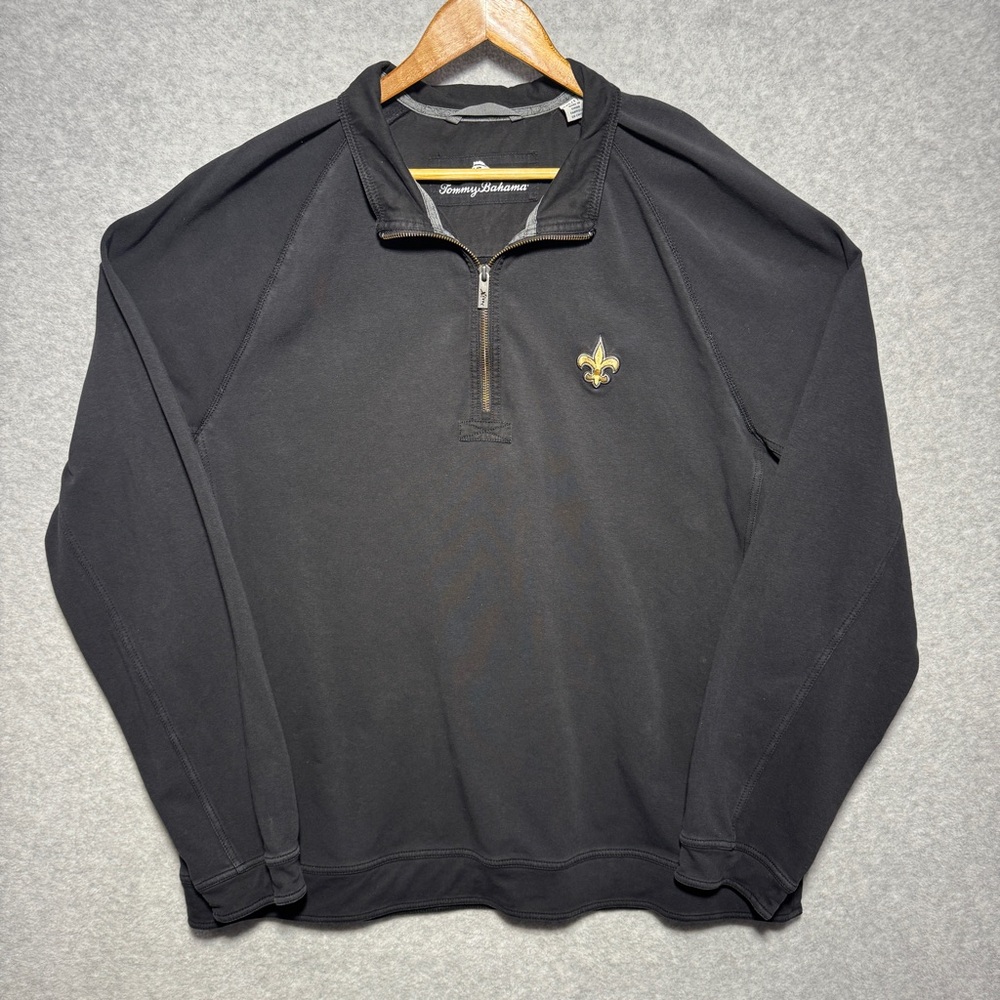 New Orleans Saints XXL Tommy Bahama quarter-zip pullover